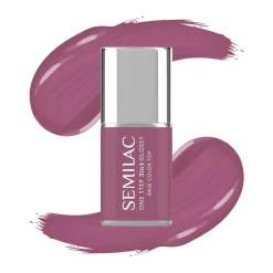 Online One Step 3in1 Glossy S205 Purple Beige Veganer Nagellack|Hema-Frei