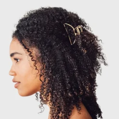 Online Open Shape Claw Clip Gold Haarspangen & -Clips|Haarprobleem