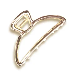 Online Open Shape Claw Clip Gold Haarspangen & -Clips|Haarprobleem