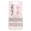 Hot Oval Ballet Shoe Cat Eye Nails Künstliche Nägel