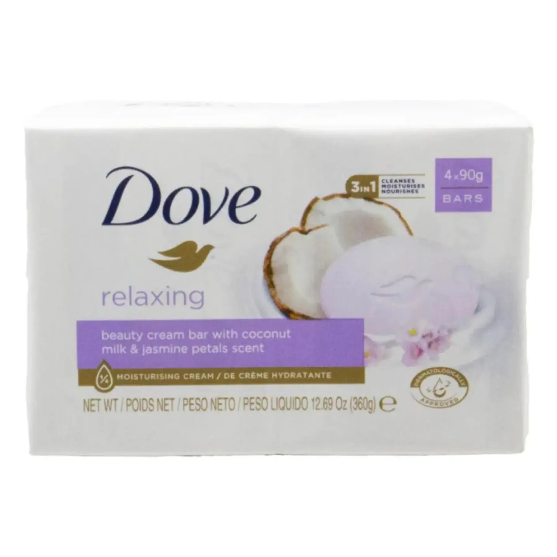 Hot Pampering Cream Bar Coconut Milk And Jasmine 4-Pack Hauptzutat|Hoofdingrediënt Haircare