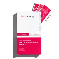 New PAP+ Transparant Whitening Strips Try Me Pack Vegan Pflege|Zahnaufhellung