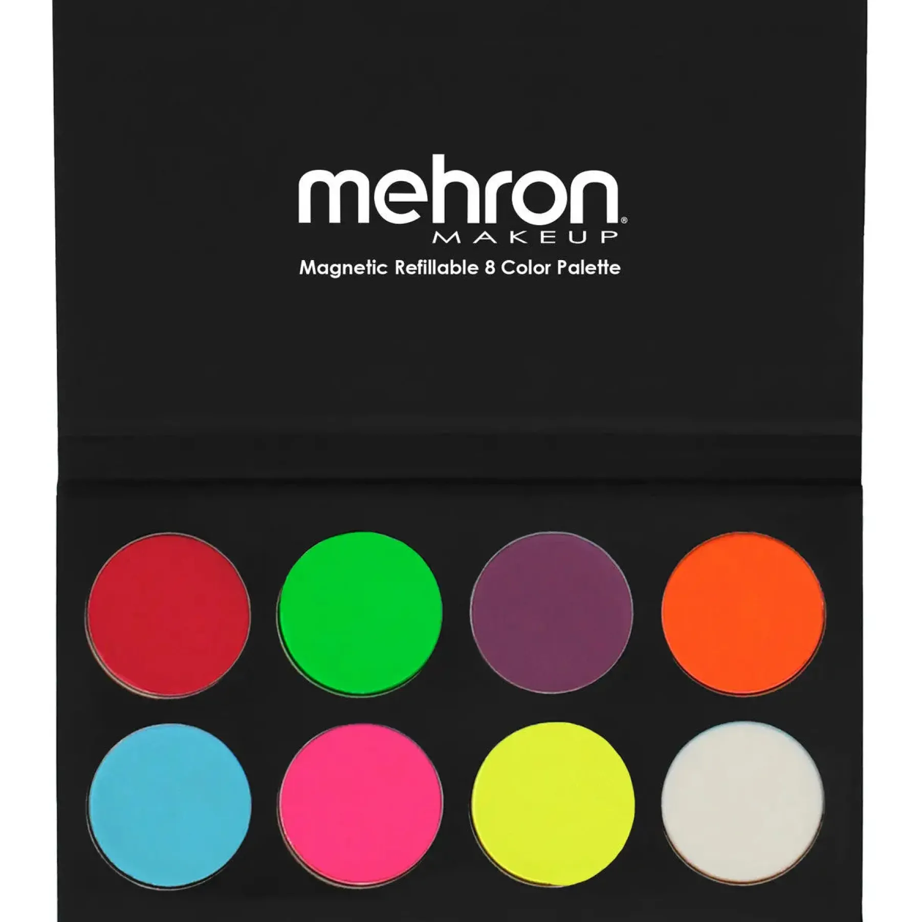 Hot Paradise FX 8 Color Magnetic Palette Neon UV Glow Schminke|Schminke
