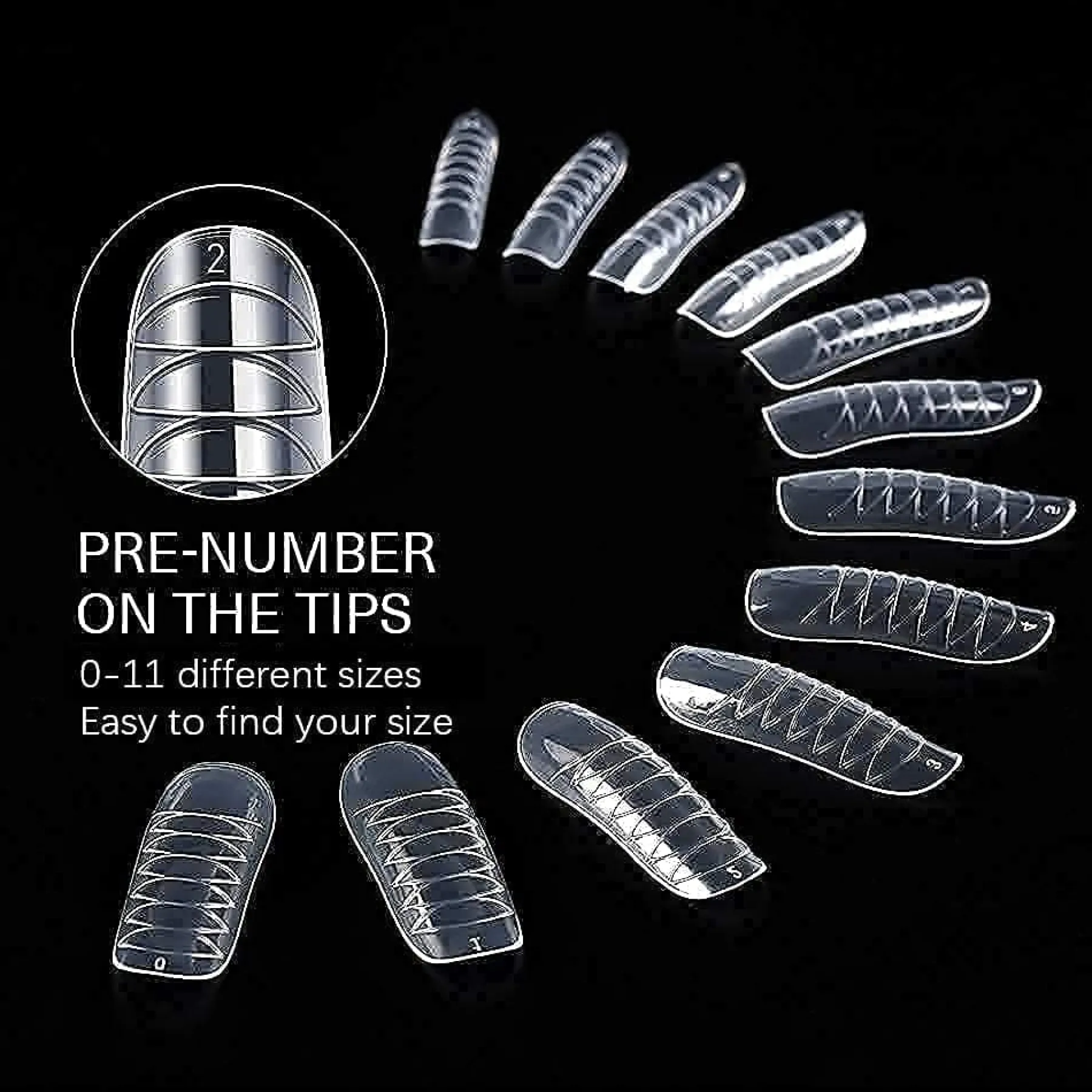 Clearance 120pcs Extension Gel Dual Forms Full Cover Künstliche Nägel