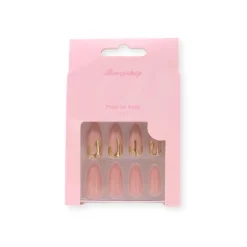Best 24 pcs Press On Nails Dripping Gold Künstliche Nägel
