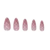 New 24 pcs Press On Nails Polka Dots Künstliche Nägel