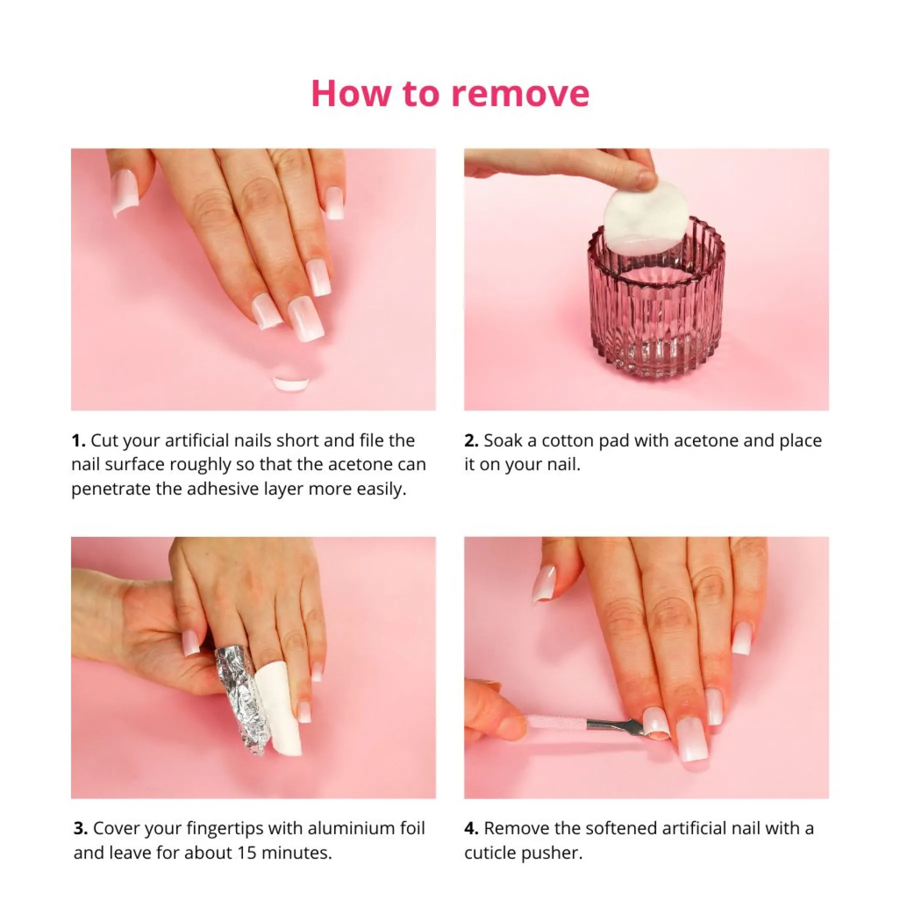 New 24 pcs Press On Nails Polka Dots Künstliche Nägel