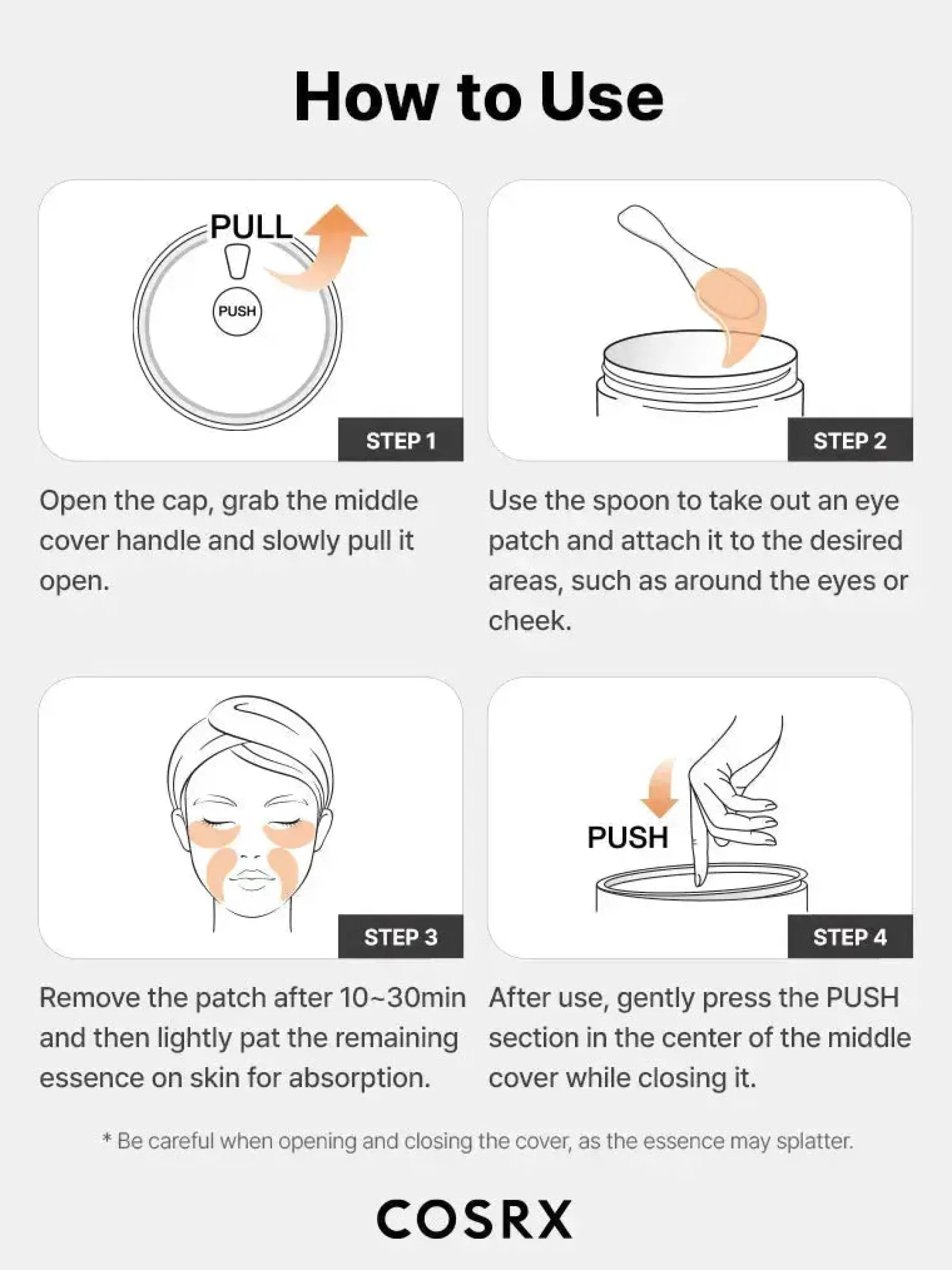 Hot 5 PDRN Collagen Vitalizing Hydrogel Eye Patch Hauptzutat|Gesichtsmasken