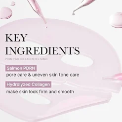 Hot Pdrn Pink Collagen Gel Mask 4-Pack Hauptzutat|Vegan Pflege