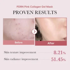 Hot Pdrn Pink Collagen Gel Mask 4-Pack Hauptzutat|Vegan Pflege