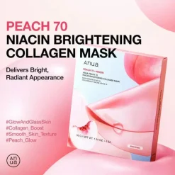 Sale Peach 70 Niacin Brightening Collagen Mask Hauptzutat|Gesichtsmasken