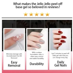 Peel Off Base Gel 10ml 3. Base Coats|Gel Nagellack Basis- Und Decklacke