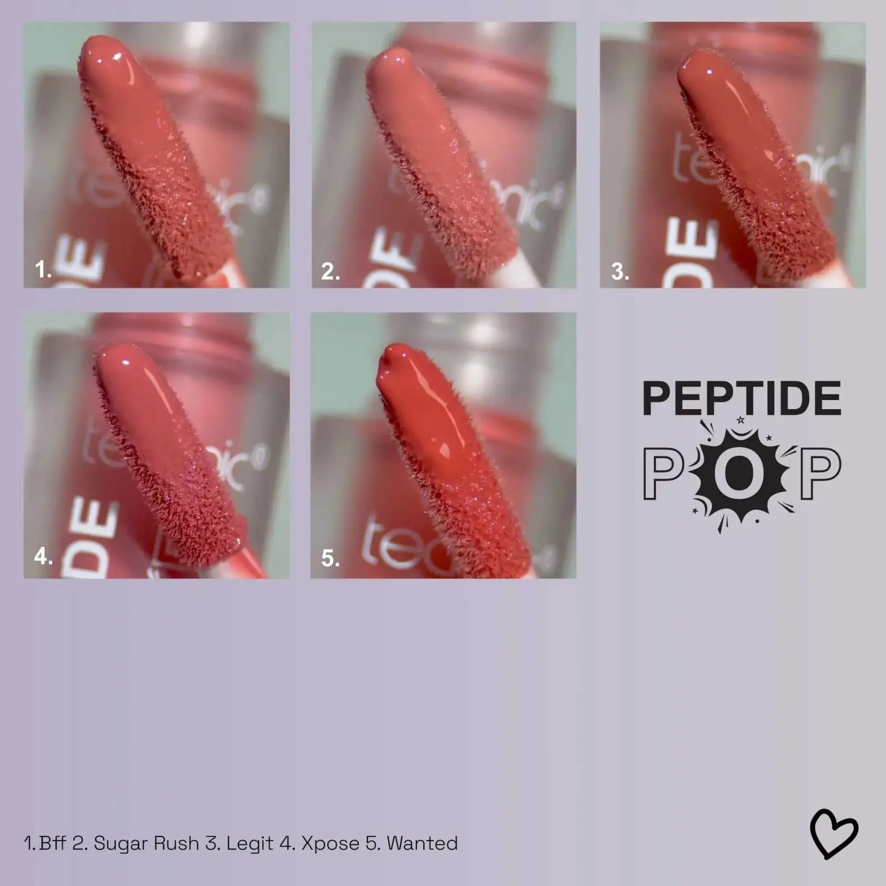 Peptide Pop Lip Gloss BFF Lipgloss|Veganer Lipgloss