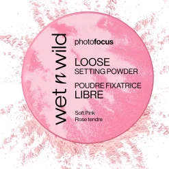 New Photo Focus Loose Setting Powder Soft Pink Make-Up Puder