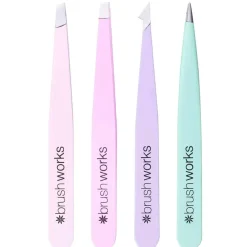 4 Piece Combination Tweezer Set Pastels Pinzetten