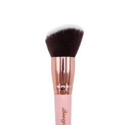 Pink & Rose Gold Angled Blending Brush Tön Mehr|Rouge Pinsel