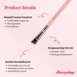 Discount Pink & Rose Gold Brow Liner Brush Tön Mehr