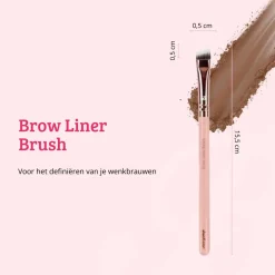 Discount Pink & Rose Gold Brow Liner Brush Tön Mehr