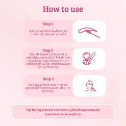 Discount Pink & Rose Gold Brow Liner Brush Tön Mehr