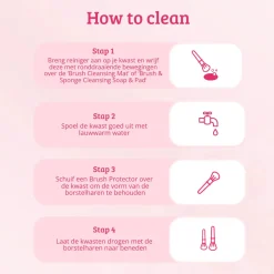 Clearance Pink & Rose Gold Flat Top Buffing Brush Foundation|Tön Mehr