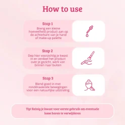 Clearance Pink & Rose Gold Flat Top Buffing Brush Foundation|Tön Mehr