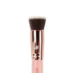 Clearance Pink & Rose Gold Flat Top Buffing Brush Foundation|Tön Mehr