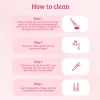 Hot Pink & Rose Gold Lash & Brow Brush Tön Mehr