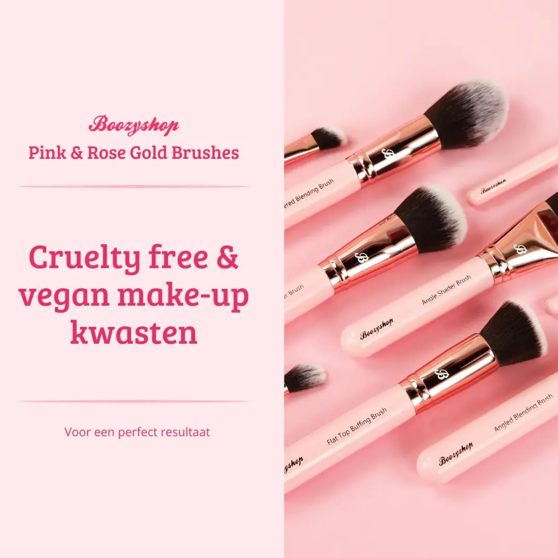 Hot Pink & Rose Gold Lash & Brow Brush Tön Mehr