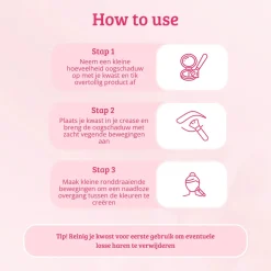 Clearance Pink & Rose Gold Tapered Blender Brush Tön Mehr