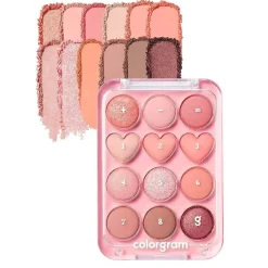 New Pin Point Eyeshadow Palette 01 Peach+Coral Korean Makeup|Korean Makeup