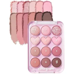 New Pin Point Eyeshadow Palette 02 Pink+Mauve Korean Makeup|Korean Makeup