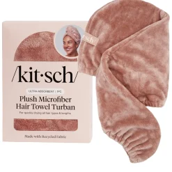 New Plush Microfiber Hair Towel Turban Terracotta Haarhandtücher