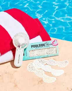 Best Poolside Neon Glitter Temporary Freckle Tattoos Face Jewels