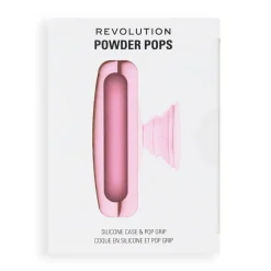 Hot Powder Pops Silicone Case & Pop Grip Pink Make-Up Puder