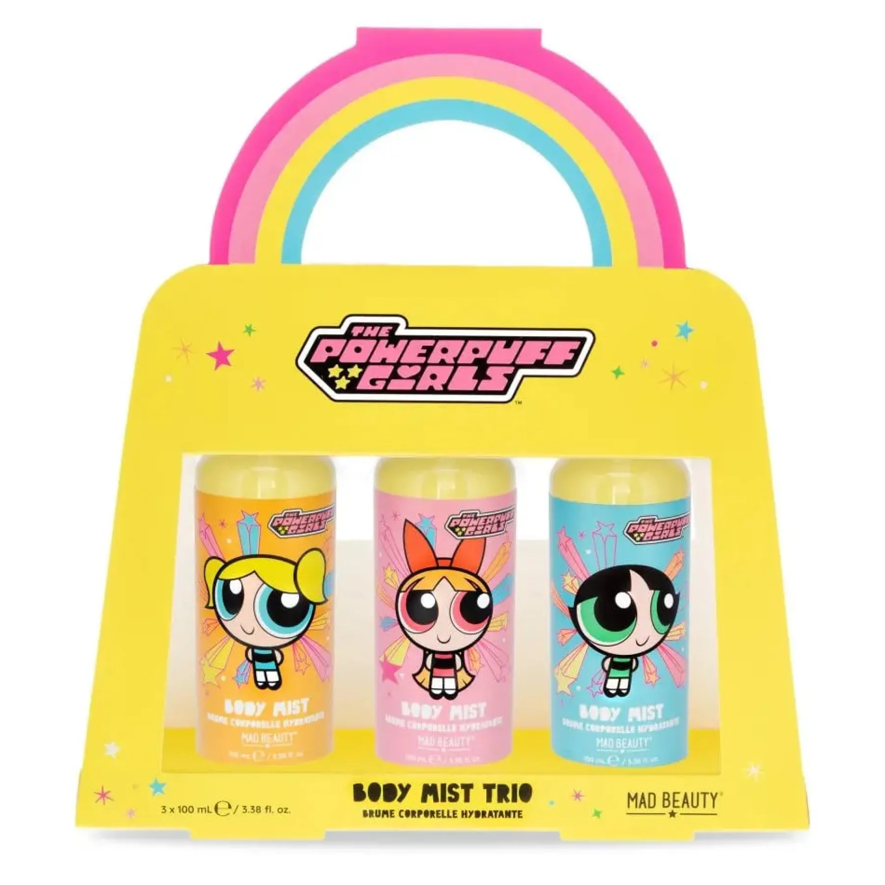 Outlet Powerpuff Girls Super Cute Body Mist Trio Everything Shower|Körpermist