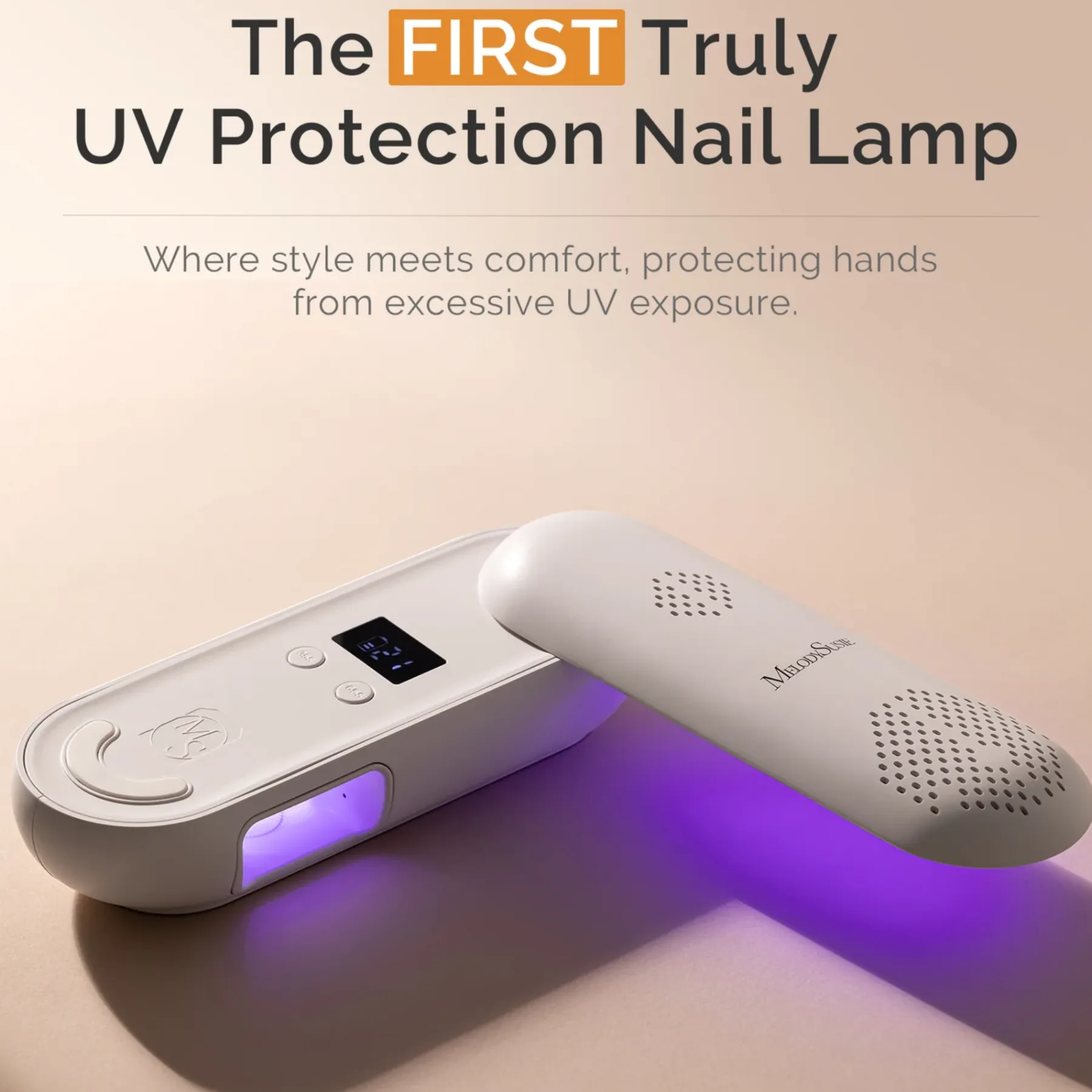 Hot P-Plus20F Innovative UV Protection Rechargeable UV/LED Nail Lamp White 5. Uv/Led Lampen|Uv Led Lampe