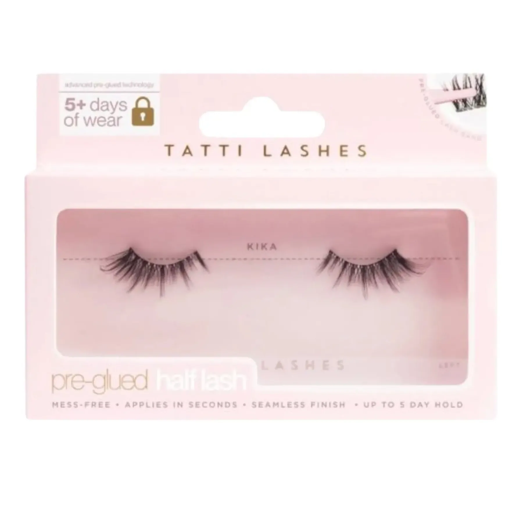 Clearance Pre-Glued Kika Half Lashes Künstliche Wimpern
