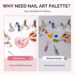 Online Premium Resin Nail Art Palette Nagelkunst
