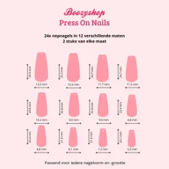 Discount Press On French Nails Nude Goldstrike Künstliche Nägel
