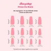 Hot Press On French Nails Panther Künstliche Nägel