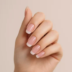 New Press On French Nails White / Pink Künstliche Nägel|Wedding Makeup