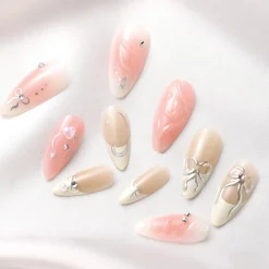 Sale Press-On Nails Ballerina Slipper Künstliche Nägel