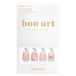 Clearance Press-On Nails Berry Bows Künstliche Nägel