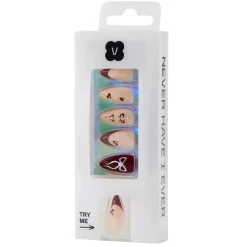 Outlet Press-On Nails Cherry Cola Künstliche Nägel