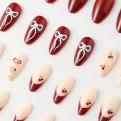 Outlet Press-On Nails Cherry Cola Künstliche Nägel