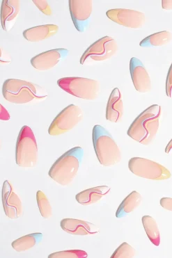 Online Press-On Nails Flamingo Dash Künstliche Nägel
