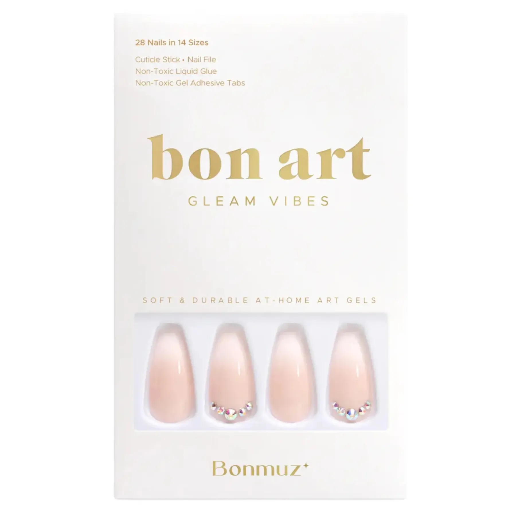New Press-On Nails Strawberry Mousse Künstliche Nägel