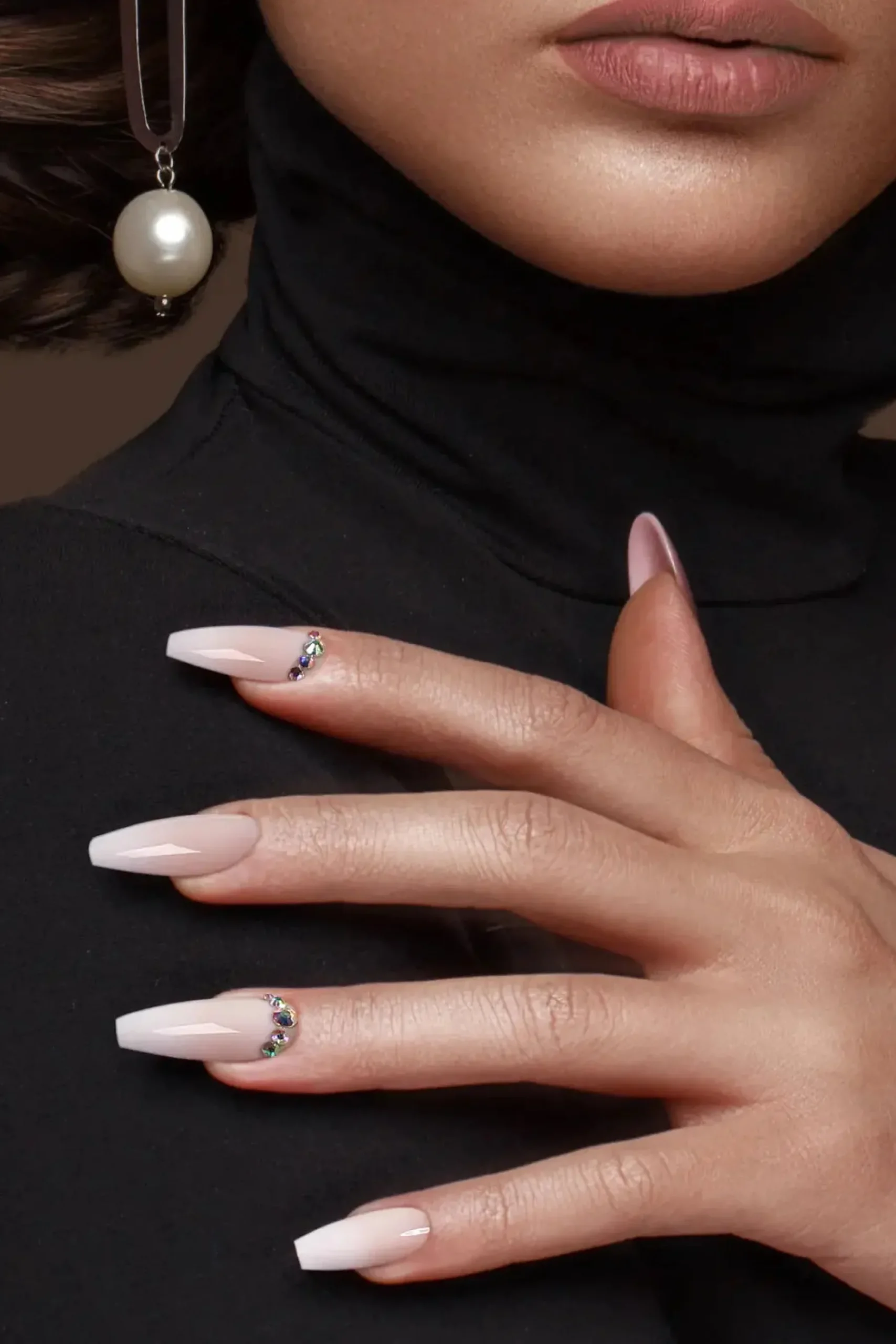 New Press-On Nails Strawberry Mousse Künstliche Nägel