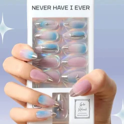 Clearance Press-On Nails Titanium Jelly Künstliche Nägel
