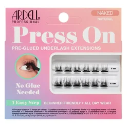 Outlet Press On Pre-glued Underlash Extensions Naked Natural Mini Set Makeup Sets|Künstliche Wimpern